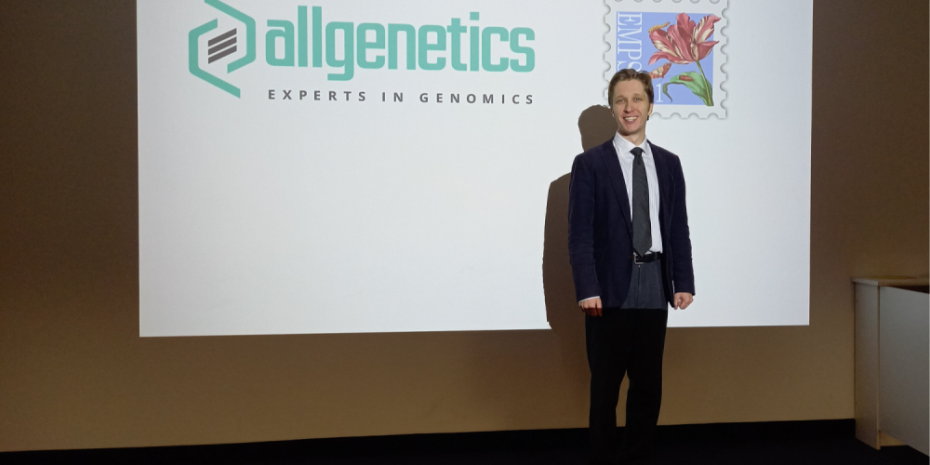 The image shows the winner of the AllGenetics-EMPSEB Award 2026, Leopold Preuss.
