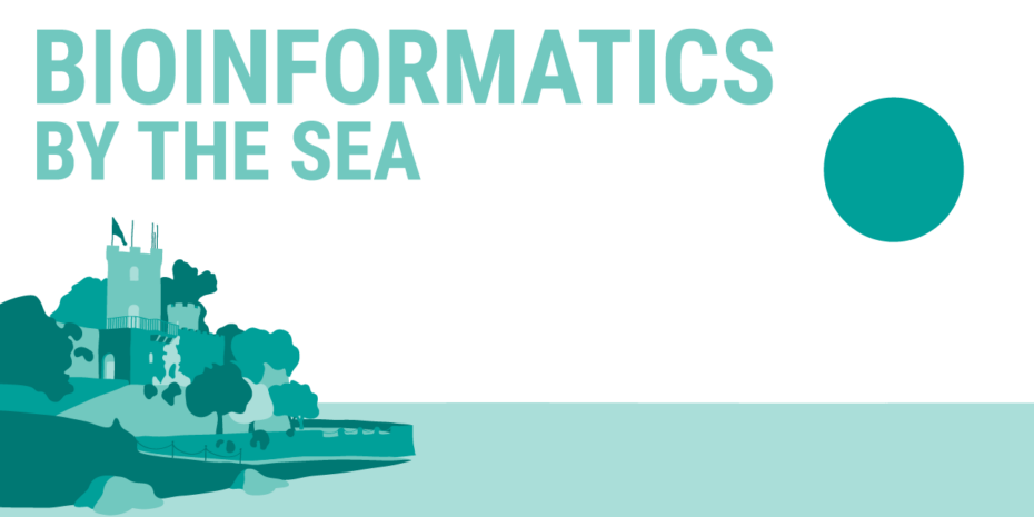 The image advertises the AllGenetics' Training Week 2023. It reads "BIOINFORMATICS BY THE SEA".