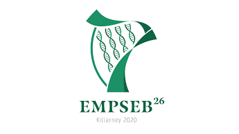 The image shows the logo of the 26th edition of the European Meeting of PhD Students in Evolutionary Biology. It is an Irish harp.